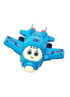Airplane Pull Push Back Action Robot Airplane Toy For Kids Mini Airplane To Robot ; Toy For Kids And Children. (Random Color) Set Of1 Multi Color