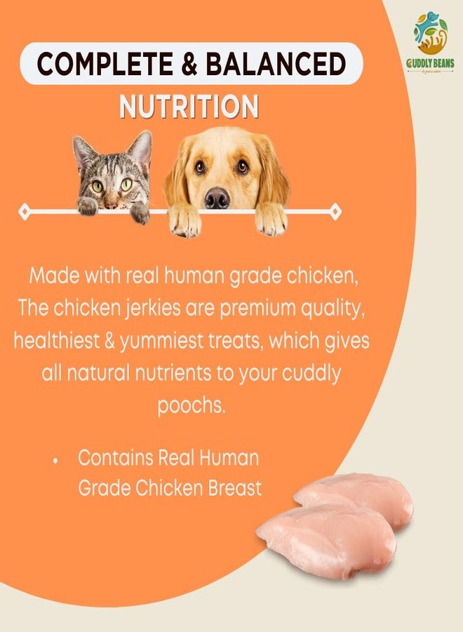 Cuddly Beans قطع دجاج مجففة طبيعية من كادلّي بينز | مكافآت صحية خالية من المواد الحافظة للكلاب والقطط | 83% بروتين | يعزز المناعة والطاقة | جودة غذائية مناسبة للاستهلاك البشري، لا يسبب الحساسية | 70 غرام (عبوة واحدة) - Image 4