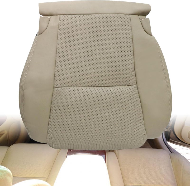 Priprilod LA00 LA03 Tan Leather Driver Side Bottom Replacement Seat Cover for Lexus GS300 GS350 GS430 GS450H GS460 (2006-2009) - Image 1
