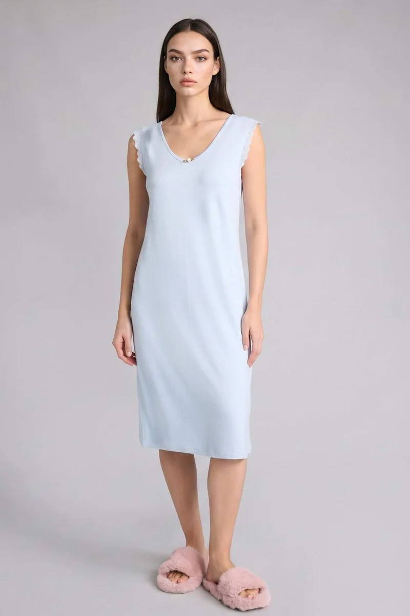DeFacto Regular Fit V-Neck Knitted Dress