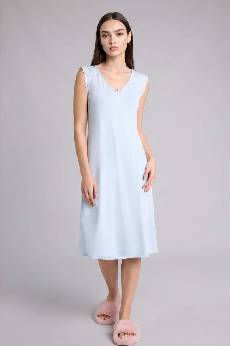 DeFacto Regular Fit V-Neck Knitted Dress