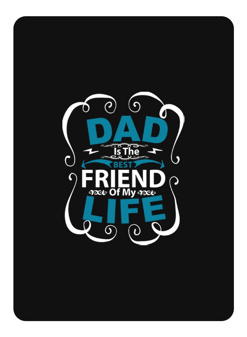 Theodor Protective Flip Case For Samsung Galaxy Tab S9 Plus With Trifold Stand Auto Wake Sleep Shockproof Cover Dad is the best friend copy - Image 1