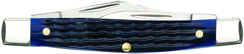 Case WR XX Pocket Knife Navy Blue Medium Stockman Item #2806 - (6344 SS) - Length Closed: 3 1/4 Inches - Image 3