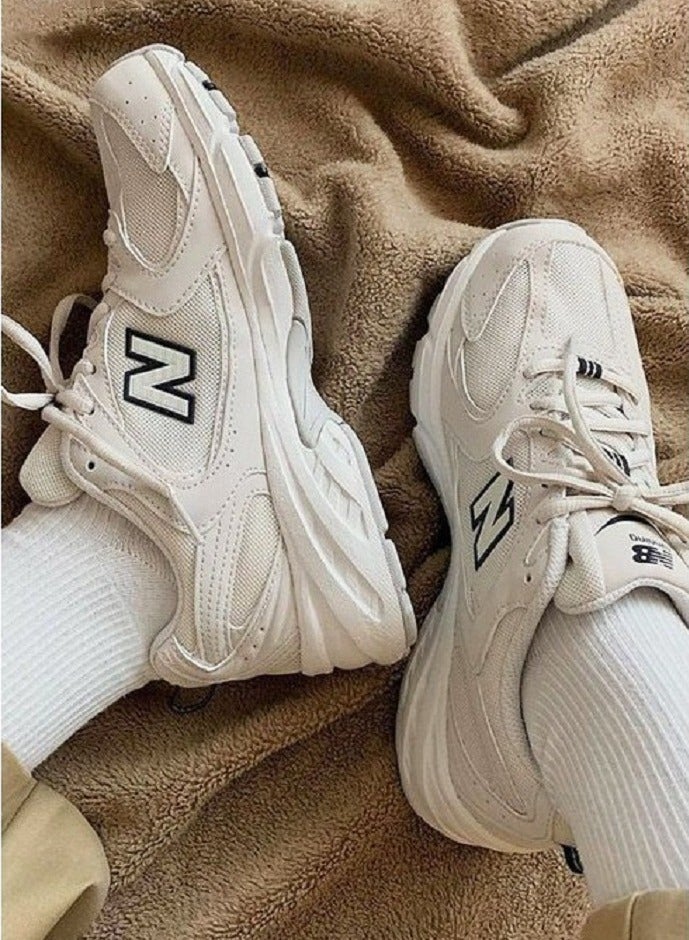 New Balance 530 Casual Sneakers Moonlight Beige For Men/Women/Students  - Image 4
