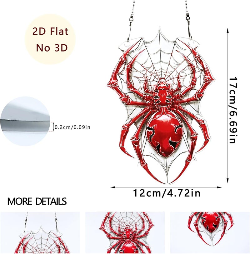 thmnj Halloween Ornaments Colorful Window Hanging Decorations Home Wall Decor for Indoor Outdoor - Image 2