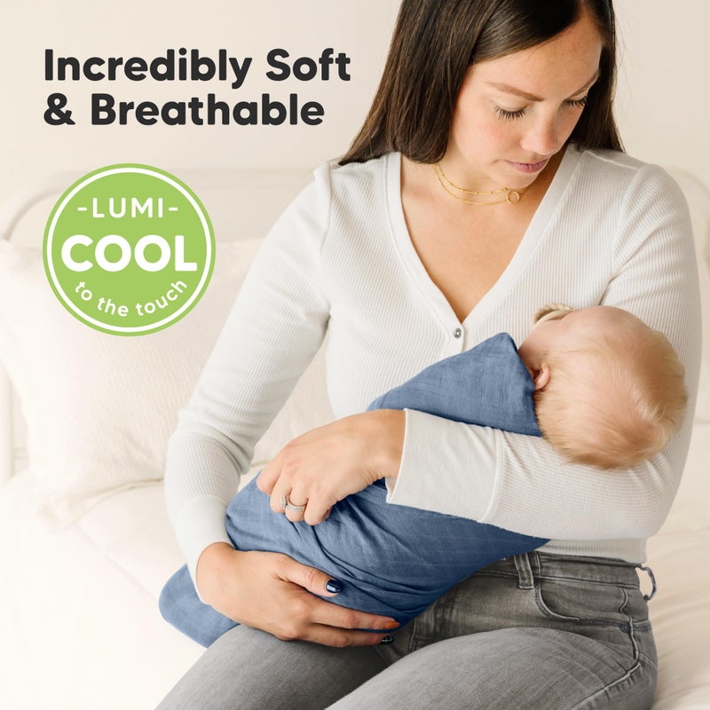 KeaBabies 4-Pack Muslin Swaddle Blankets for Boys, Girls - Organic Baby Swaddles for Newborns, Soft & Breathable Receiving Baby Blankets for Girl, Boy, Neutral, Newborn Essentials Gift (Corals) - Image 2