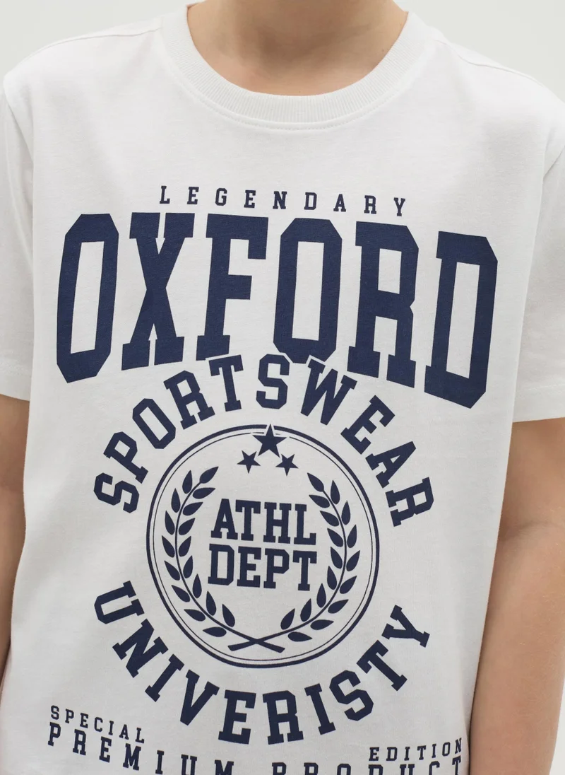 Ovs T-Shirt In  With ''Sportswear University� Print