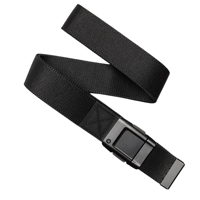 Arcade Belts Motion Belt for Men Women Micro Adjustable Click Lighweight Stretch Belt with Recycled Elastic Webbing BlackNickel - Image 2