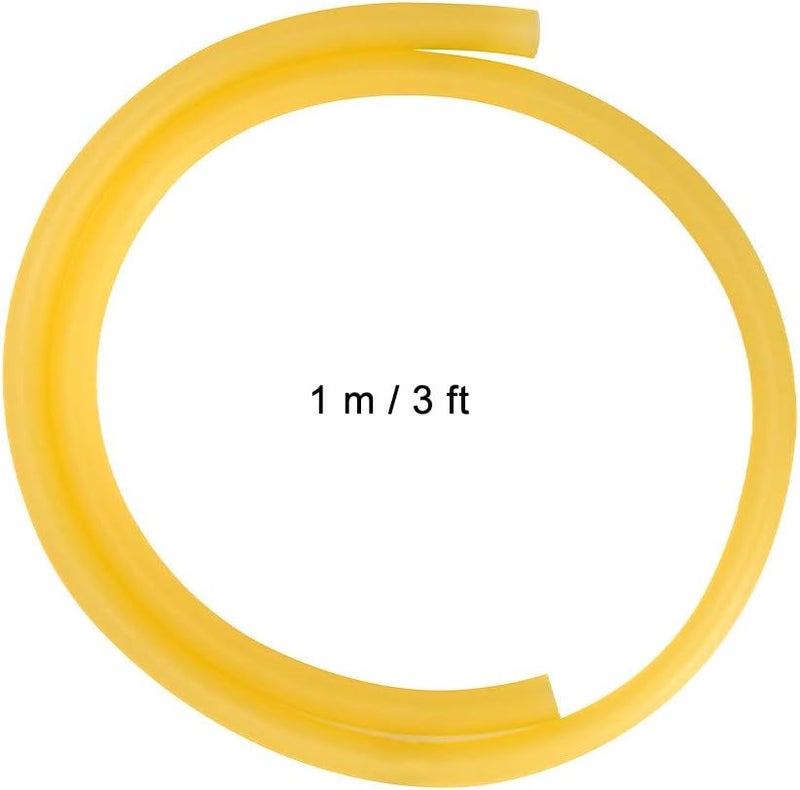 stonylab Rubber Tubing, Pure Latex Amber Tubing Natural Rubber Tube 7/16 inch (12 mm) OD 5/16 inch (8 mm) ID Highly Elastic and Strong, 1 Meter - Image 5