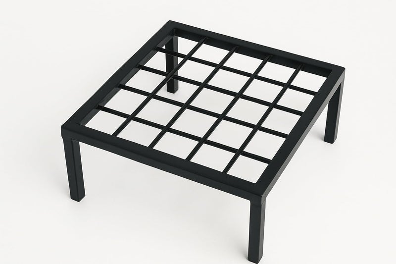 Niyara || Metal Planter Stand || Plant Stand for Pots|| Outdoor Plant Stand (Square Grid stand set of 4) - Image 4