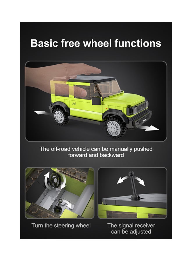 CaDA Car Toy Building Blocks Suzuki Jimny  (licensed) C55023W - Image 5