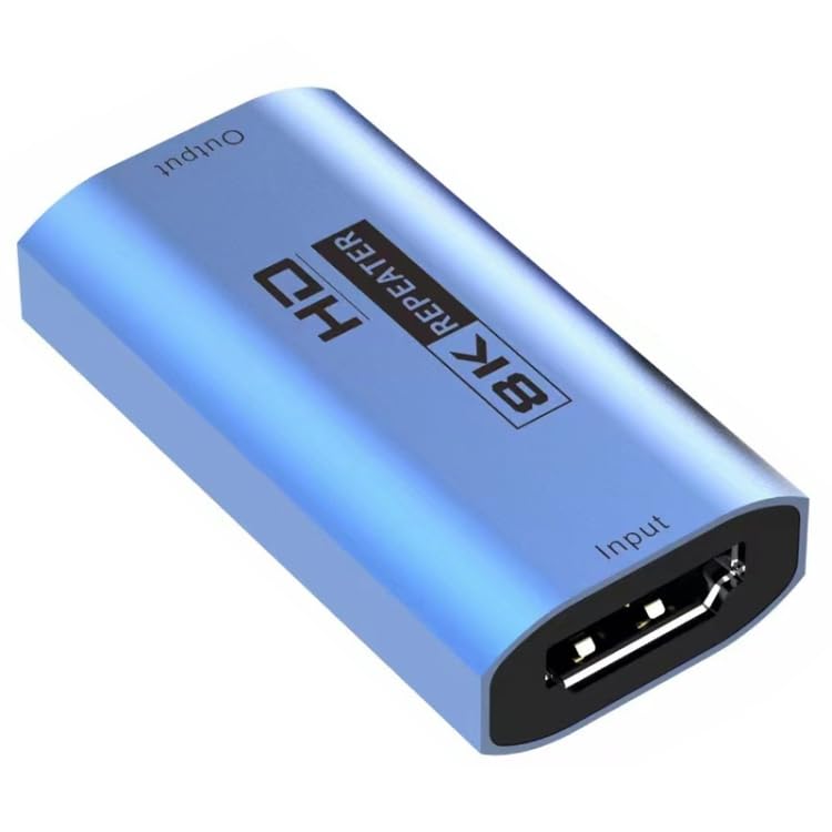 COOLCOLD HDMI Extender Repeater, 8k 60Hz Full HD Signal Amplifier High Speed Transmission 3D Video Format Support Female to Female Adapter, for Laptop, Desktop, Monitor, Projector (8K HDMI Repeater) - Image 2