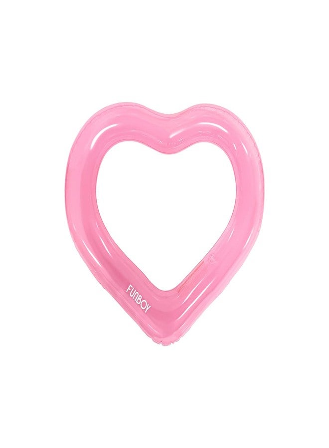 FUNBOY Giant 40'' Heart Ring Tube Float Made from 2 Times Thicker Materials - Image 1