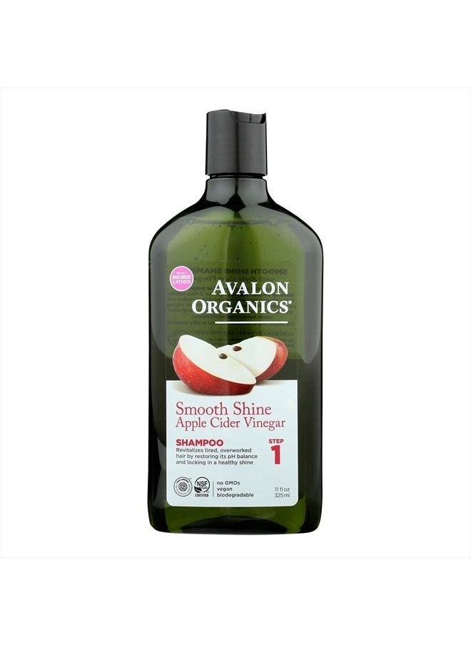 Avalon Organics , Shampoo Apple Cider Vinegar, 11 Fl Oz  - Image 1
