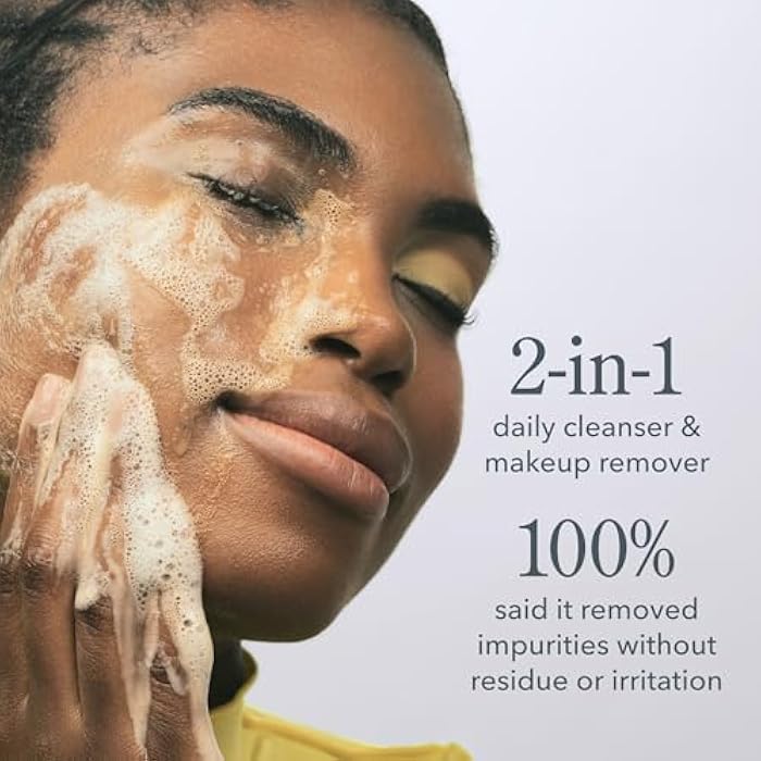 Beekman 1802 Micellar Milk Froth Gel to Foam Cleanser - 2 in 1 Cleanser and Makeup Remover, Goat Milk & Golden Sea Moss Cleanses and Replenishes Skin, Fragrance Free, Senitive Skin Safe, 5.0 fl. Oz - Image 3