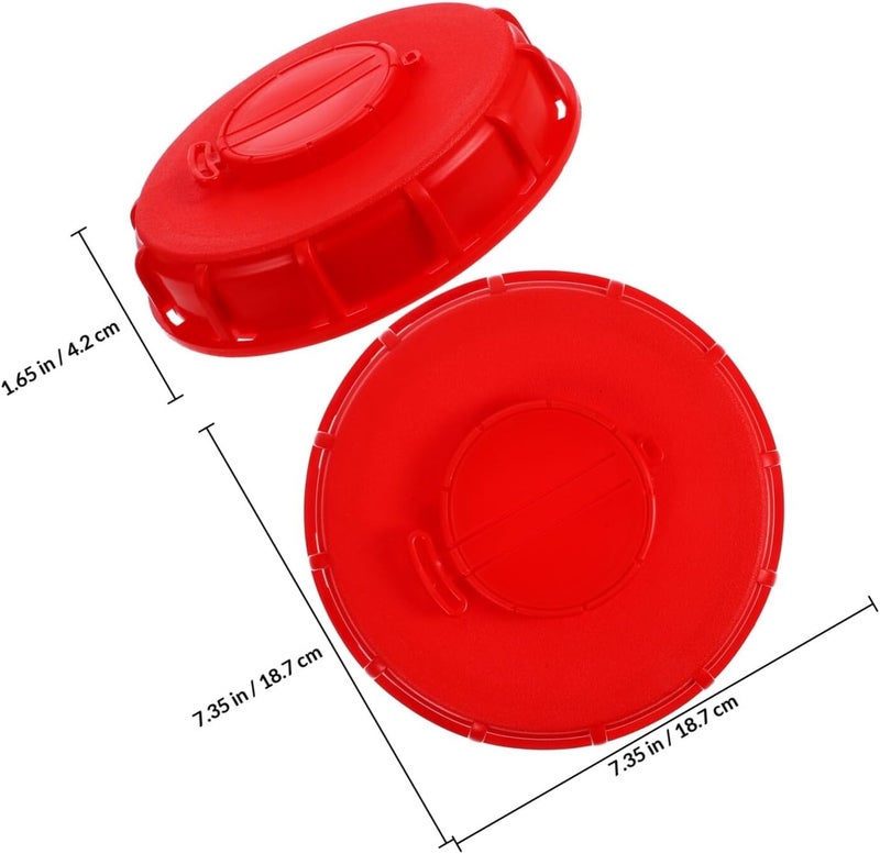 Affordable fast purchase options Kichvoe Ibc Tank Cover with Vent 16.2cm Diameter Red, Chemical and Food Grade Plastic Tote Tank Lid, Water Storage Cap for 1000l Ibc Drum Industrial Use All-item unified delivery Temp fluctuation resistant crafted quality All storage type compatible Elegant practical design Easy hand assemble compatible Economical varied design options Climate adapted upgraded quality Low wear optimized build Trendy flexible practical build Stable domestic stock Wide usage compatibility Changing environment compatible Rack friendly Elegant upgraded practical design Global standard processed material All-round well-engineered practical build Global flexible assemble picks Experience optimized build All environment compatible Multi usage Practical build Fade proof Flexible use switching Suburban residential ship - Image 2