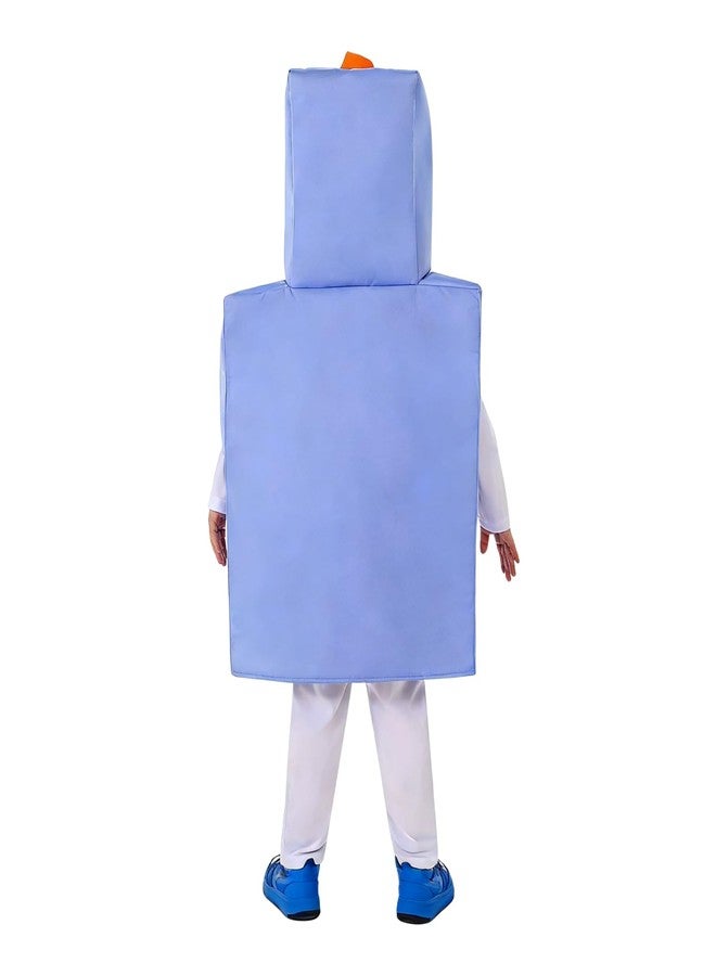 GRAJTCIN Unisex Robot Costume for Kids Funny Printed Space Themed Robot Outfits for Boys and Girls(Blue, 7-10 Years) - Image 3