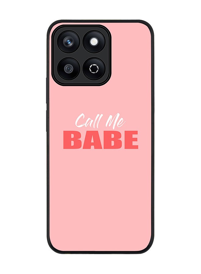 Stylizedd For Honor X7c 4G Case,Slim fit Camera Protection, Shockproof Thin Phone cover  - Call me babe - Image 1