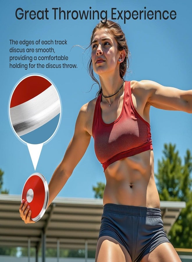 Wirmon Discuses Track and Field Discuses, Throwing Discuses for Beginner/Intermediate Throwers (1.5) - Image 5