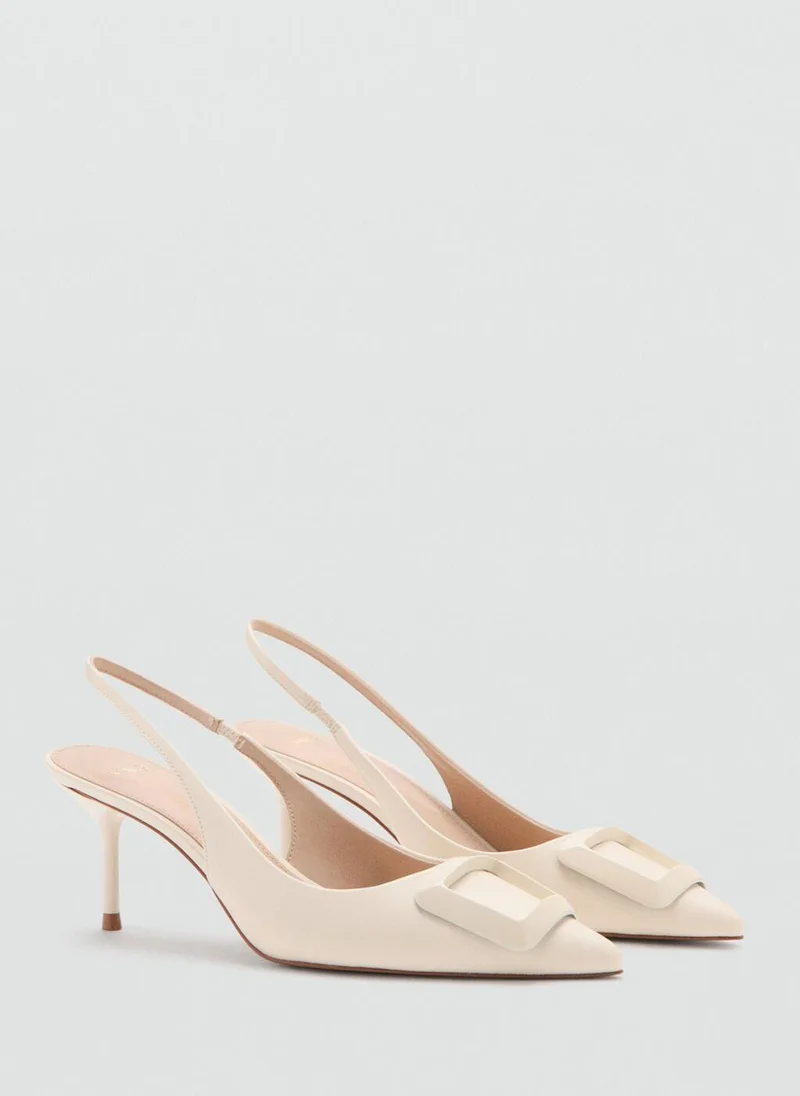 MANGO Patent heeled shoes