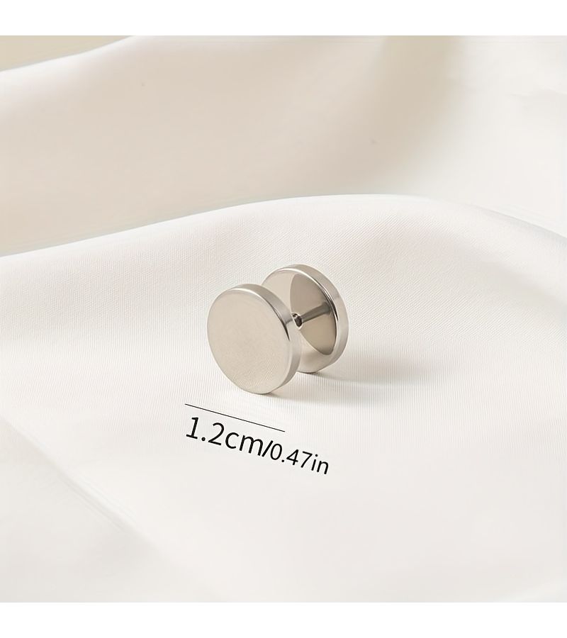 Silver No Sew Spiral Buckle 4pcs Anti Exposure Button For Cardigans Sweaters Knitwear - Image 4