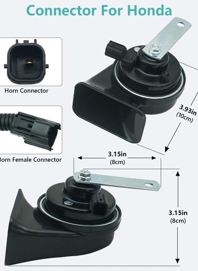 NEOGET Car Horn Kit for Honda Acura, 12V Loud Waterproof Auto Horn,High Low Dual Tone 126 Decibel, Replacement for Honda - Image 3