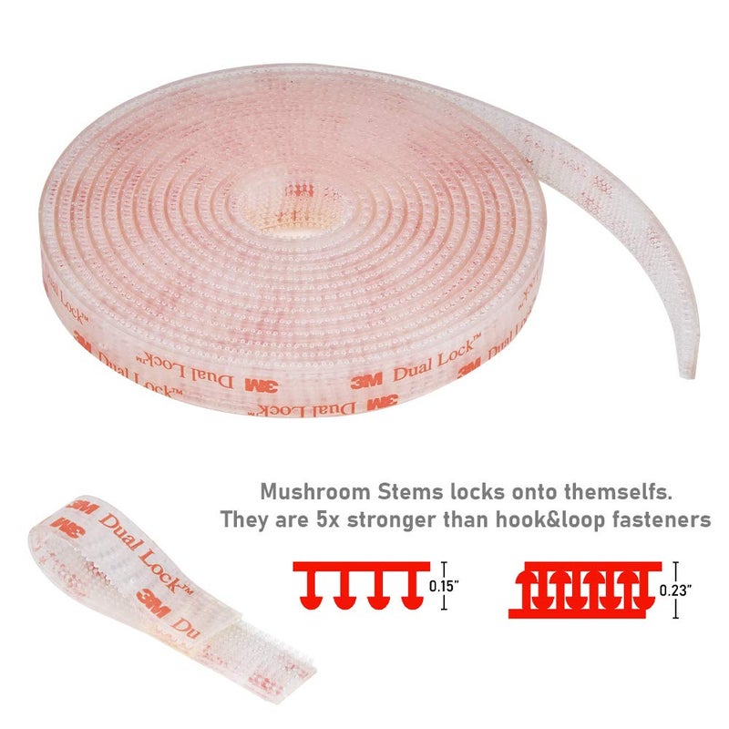 3M SJ3560 250 Reclosable Fastener, 1/2 in x 6 Ft by 3M - Image 2