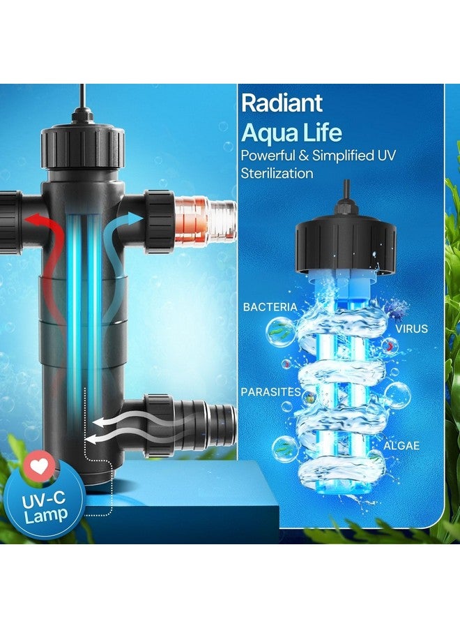 Flexzion UV Light - 18W Medium Pond Clarifier, 5283 Gal Capacity, Clears Water in Days (CUV-118) - Image 4