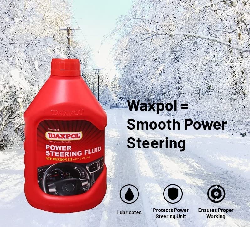 Waxpol Power Steering Oil 1 L | Meets GM Dexron III & Allison C-4 Suitable for Cars, Trucks, Buses & Commercial Vehicles | Smooth, Noise-Free Steering - Image 2