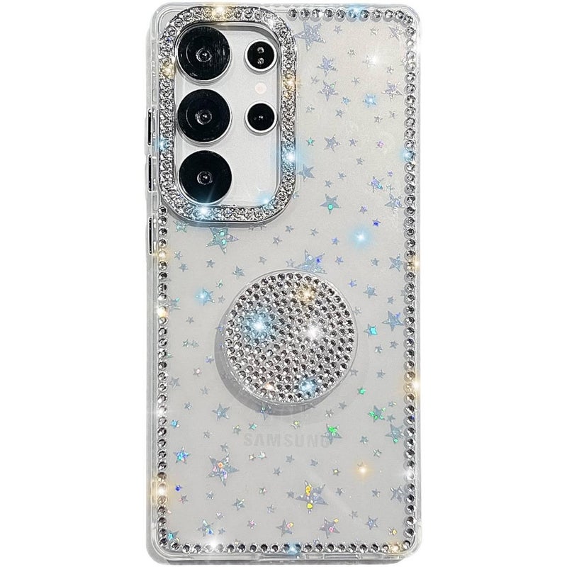 Protective Case | Clear | Acrylic Diamond Sparkle | Cover for Samsung S25 Ultra / Samsung S25 - Image 1