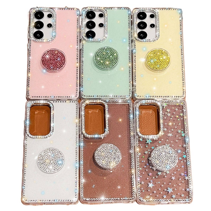 Protective Case | Clear | Acrylic Diamond Sparkle | Cover for Samsung S25 Ultra / Samsung S25 - Image 2