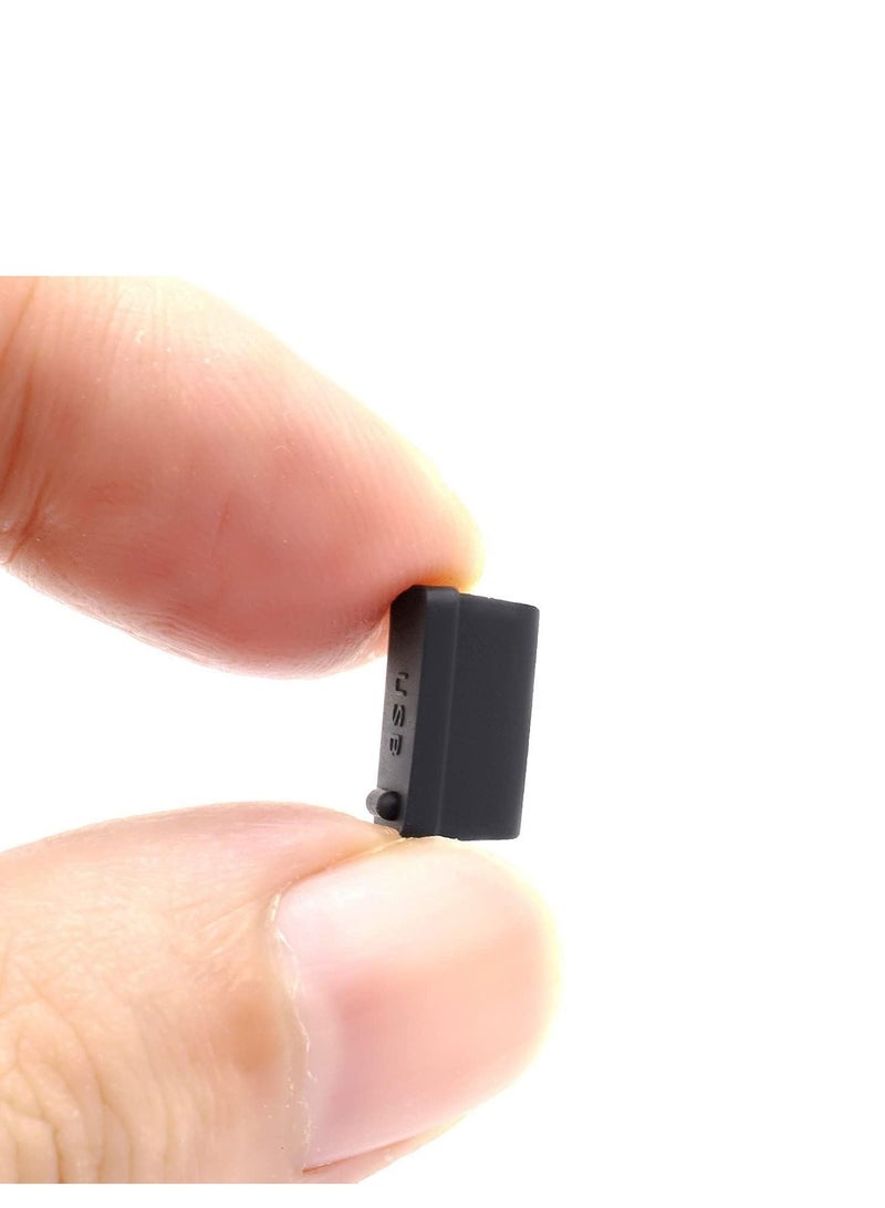 DKURVE® USB Dust Cover Type A Port Covers Caps Black Soft Silicone (Pack of 12) - Image 3