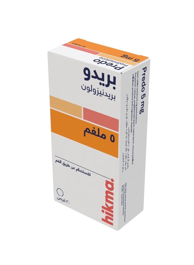 HIKMA Predo 5 mg 30 Tablets - Image 3
