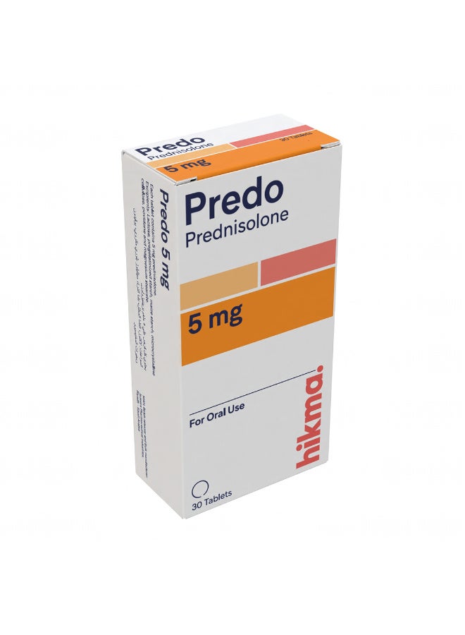 HIKMA Predo 5 mg 30 Tablets - Image 4