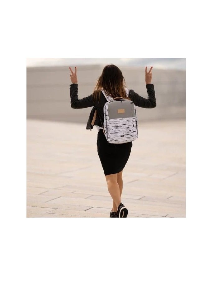 Minimeis - MiniMeis Universal Adult Backpack | 28 Liters | Compatible with Baby Shoulder Carriers | Daily Use | Travel | Hiking | Outdoor | Camping | Handwashable | Waterproof | Lightweight | Birch - Image 1