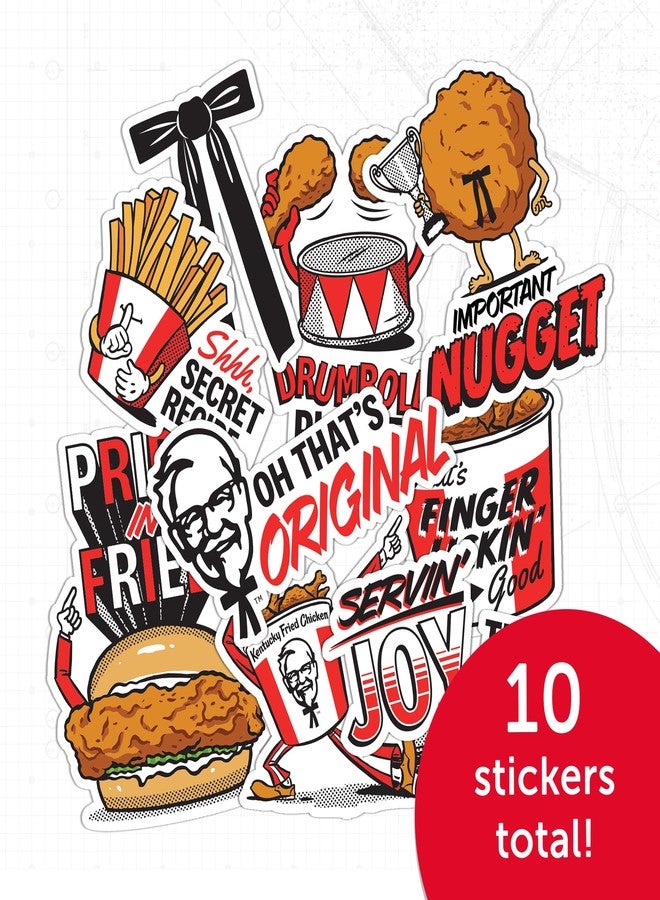 Desert Cactus ملصق كاكتوس الصحراء KFC ملصق دجاج كنتاكي ملصقات فينيل لابتوب زجاجة ماء سيارة دفتر قصاصات T2 (النوع 2-1) - Image 5