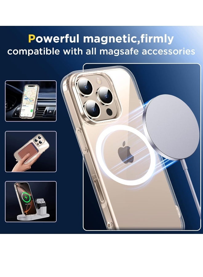 DUSALA iPhone 16 Pro Case Clear Compatible with Magsafe Anti Yellowing Grade Protection Shockproof Slim Phone Case for iPhone 16 Pro 6.3 inch  - Image 4