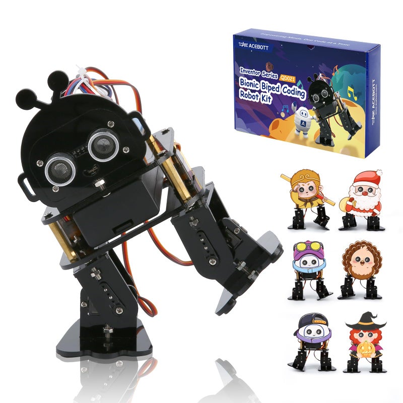 ACEBOTT Robotics for Kids Ages 1216Bionic Biped Robot Kit for Arduino ESP32 STEM Science Kits Cool Engineering Building Toys Science Coding Kit for 12 Boys Girls Teens and Adults Unique Gifts - Image 3