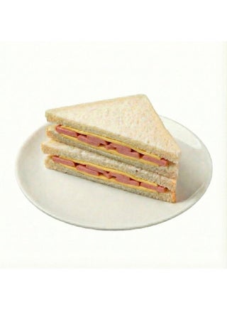 Cheese And Sausage Sandwich White Bread