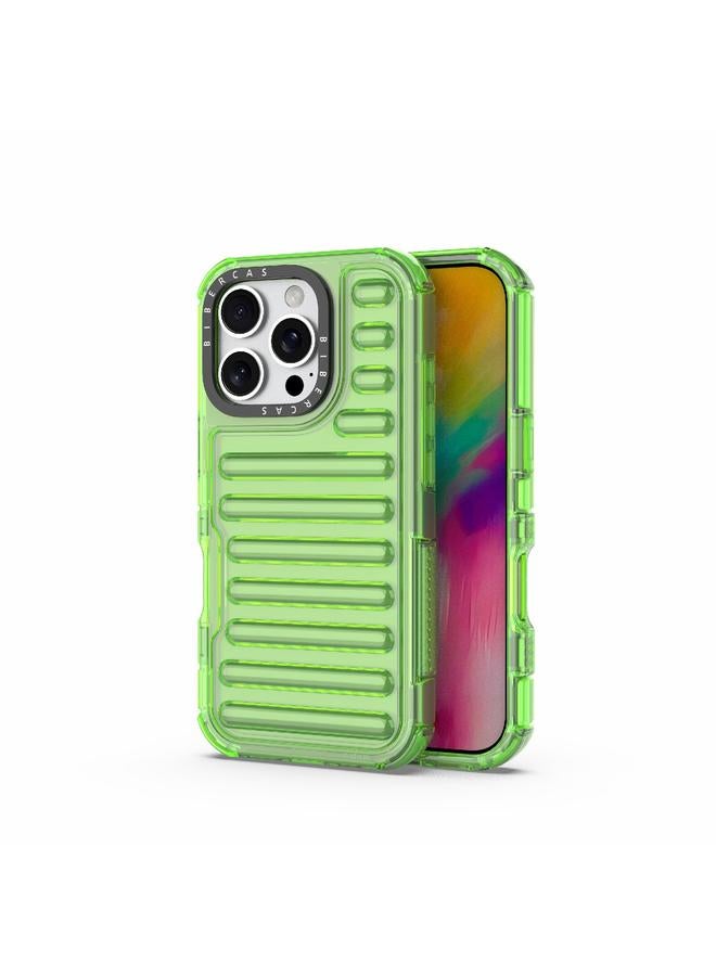 اس-توب جراب لهاتف iPhone 16 Pro، جراب هاتف هجين من البولي يوريثان الحراري عالي الشفافية مع وسادة هوائية من البولي كربونات - Image 1