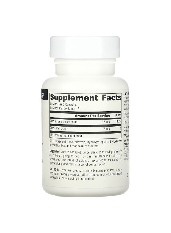 Source Naturals Source Naturals, GastricSoothe, 37.5 mg, 30 Capsules  - Image 2