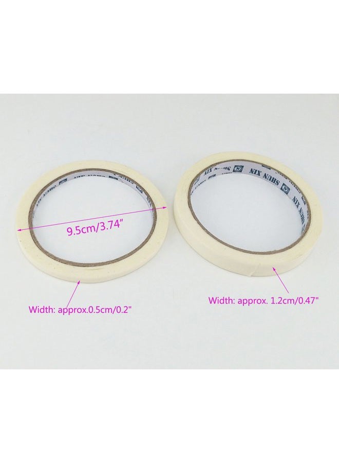 Yueton Pack of 6 Soft Manicure Nail Art Tips Guide Tapes Striping Line Sticker Decor Tool - Image 4