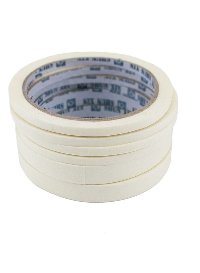 Yueton Pack of 6 Soft Manicure Nail Art Tips Guide Tapes Striping Line Sticker Decor Tool - Image 1