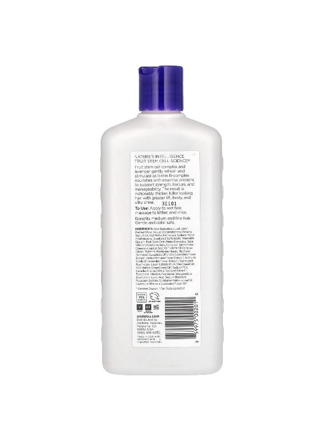 Andalou Naturals Andalou Naturals, Shampoo, Full Volume, Lavender & Biotin, 11.5 fl oz (340 ml) - Image 2