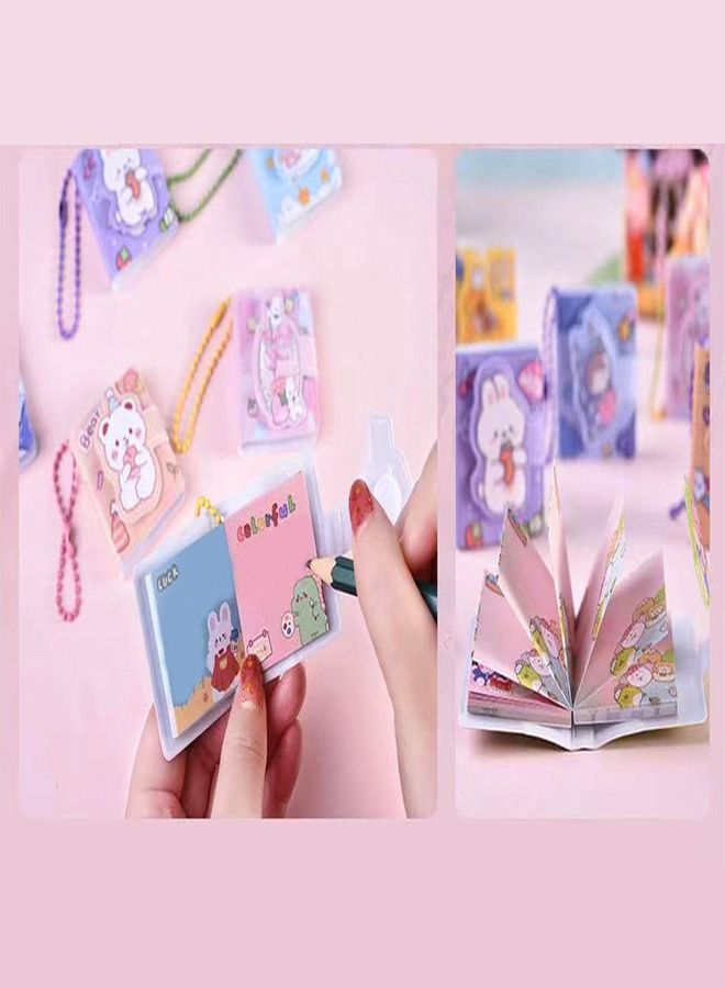 fashionhome 16 Pieces Beautiful DIY Multicolor Cotton Doll Cartoon Theme Mini Share Book Pocket Diary Notebook Set Box for Kids Birthday Gift for Children 51x48x53 cm - Image 5