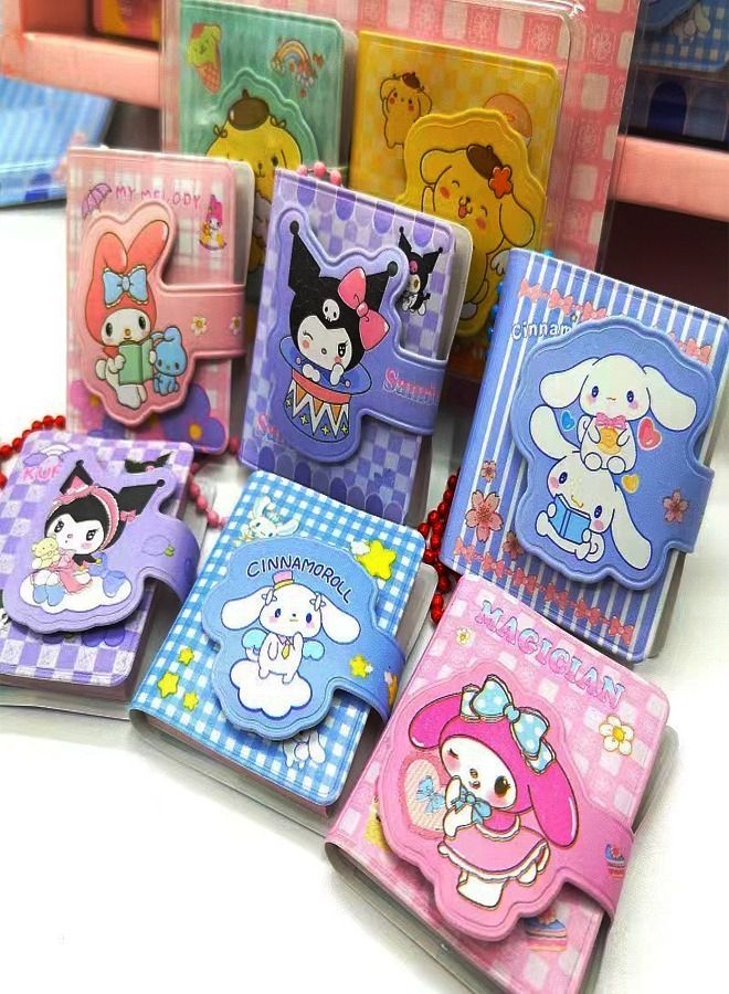 fashionhome 16 Pieces Beautiful DIY Multicolor Cotton Doll Cartoon Theme Mini Share Book Pocket Diary Notebook Set Box for Kids Birthday Gift for Children 51x48x53 cm - Image 4