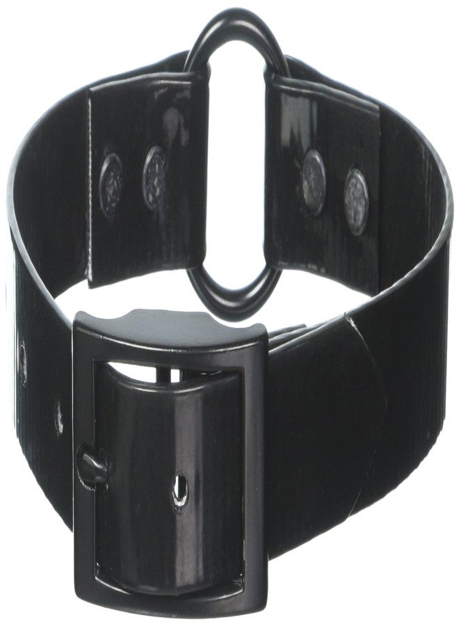 OmniPet SunGlo Ring-in-Center Dog Collar, 1" Wide, Black, Fits 12"- 15.5" Neck Sizes, Vibrant Colors & Tough Construction for Active Dogs - Image 2