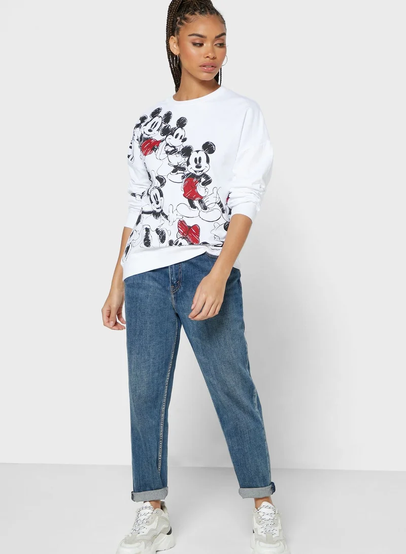 Seventy Five Mickey & Minnie Mouse Sweatshirt