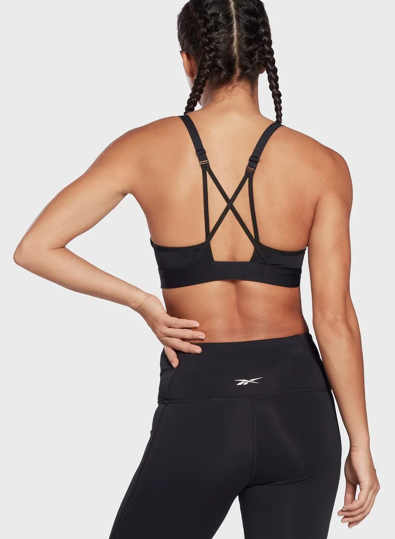 Reebok Lux Strappy Sports Bra