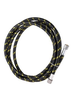 Professional Nylon Braided Airbrush Hose Black/Yellow/Silver